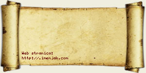 Dijana Jakupi vizit kartica